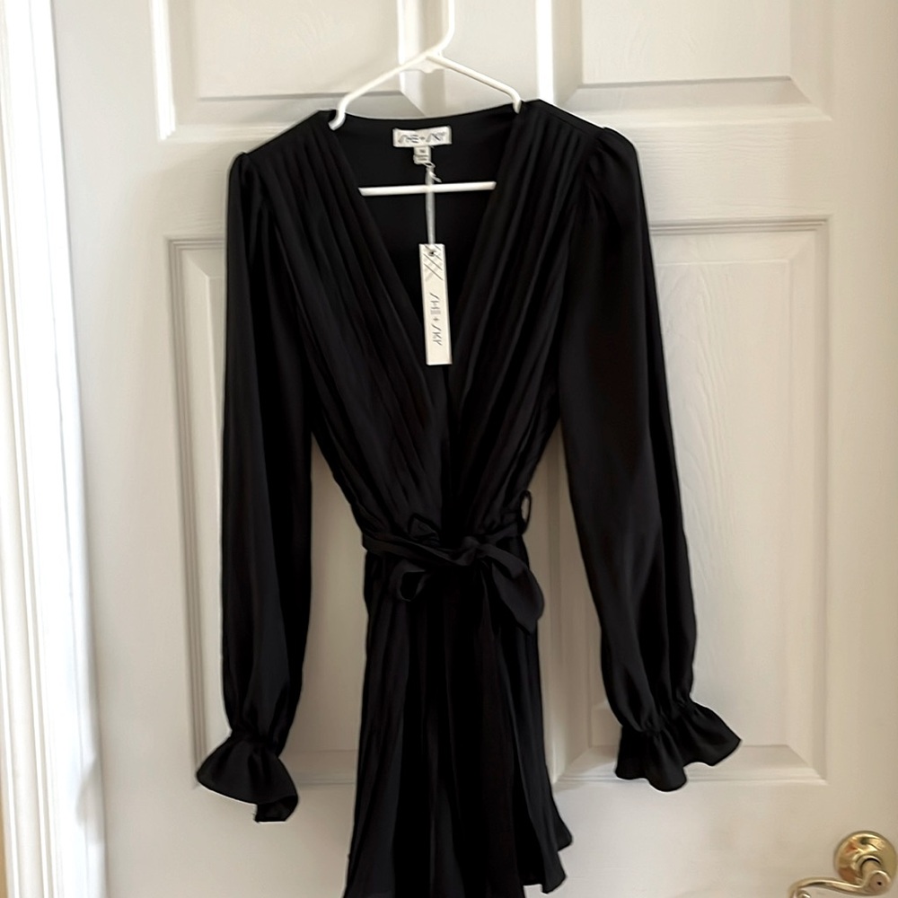 Black Flowy romper